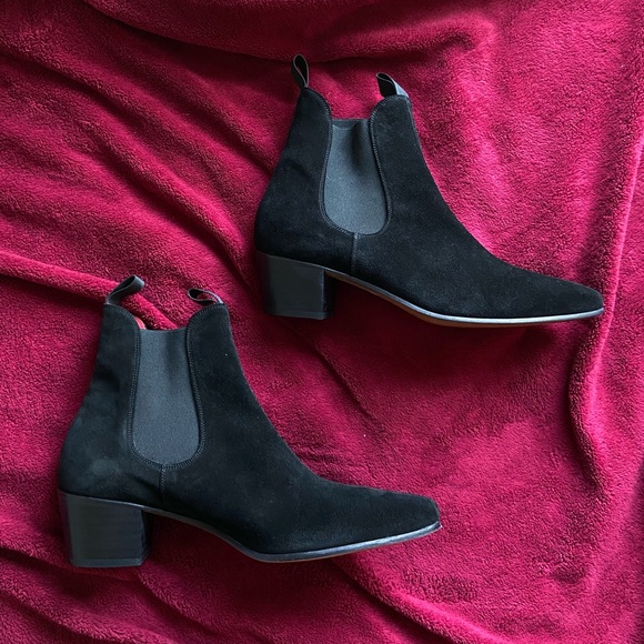 Mark Astbury Premium Italian Suede Beatle Boots